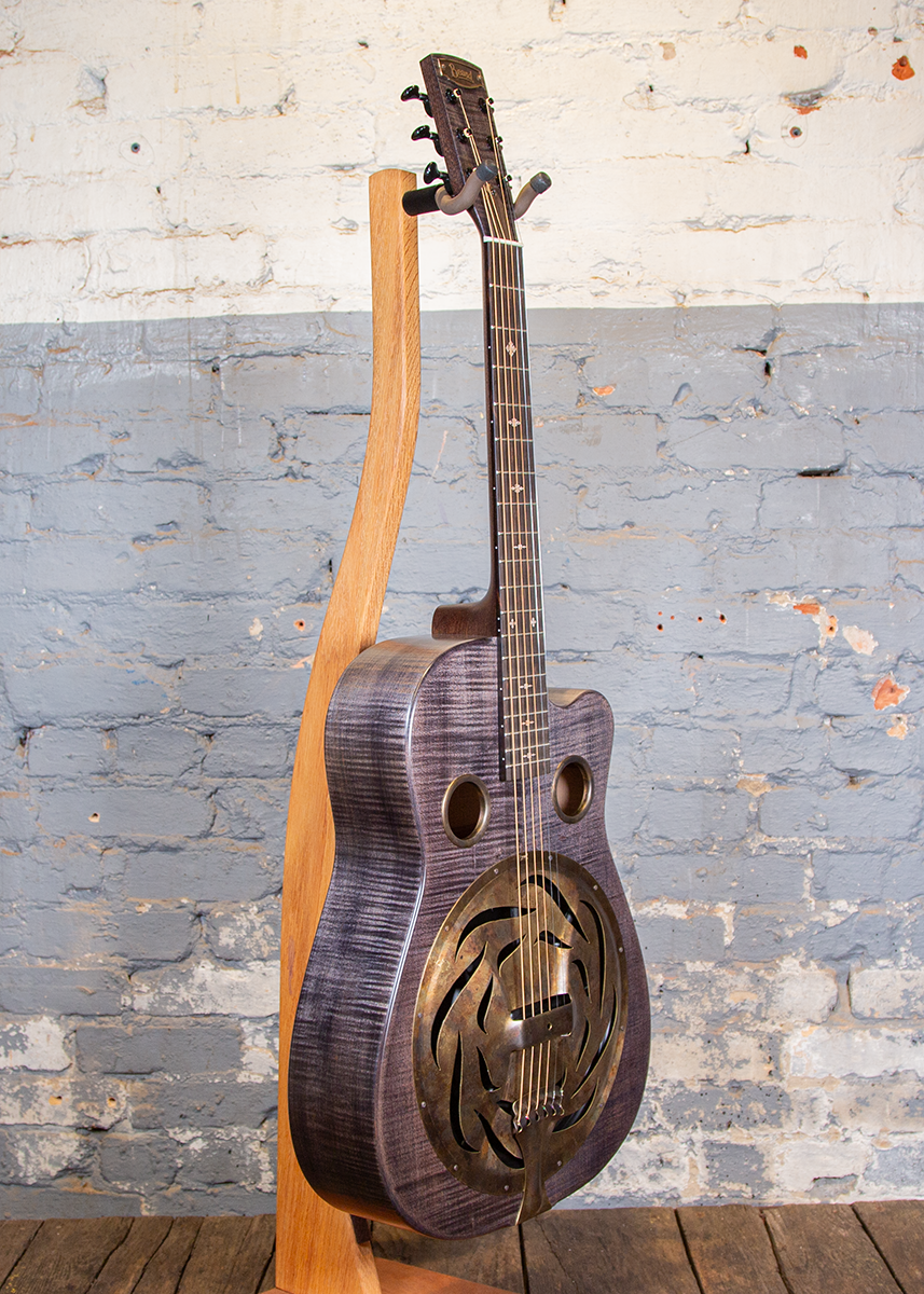 Beard Guitars: Trailhead-E Roundneck - Black Ice