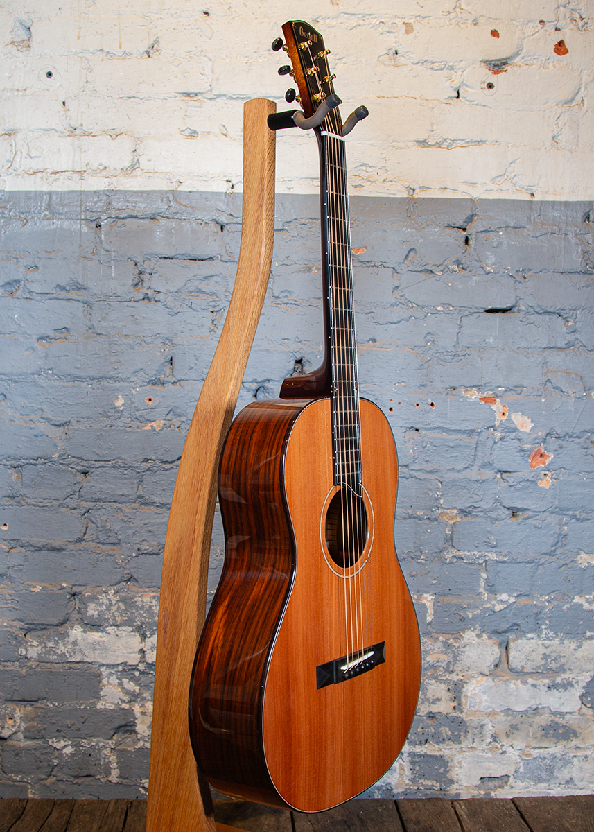 Bedell Guitars: Fireside Parlor (Buckskin Redwood - Cocobolo)