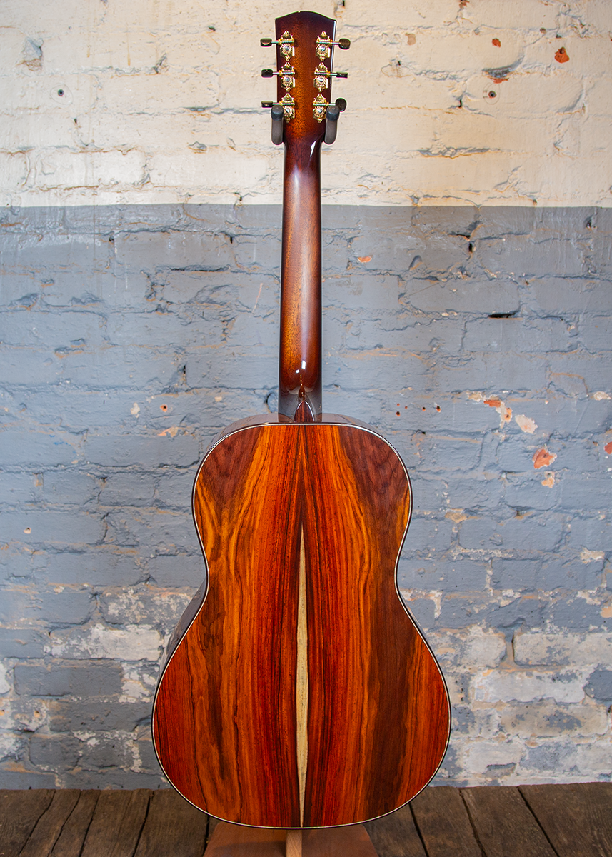 Bedell Guitars: Fireside Parlor (Buckskin Redwood - Cocobolo)