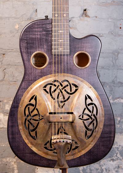 Beard Guitars: Trailhead-E Roundneck - Black Ice