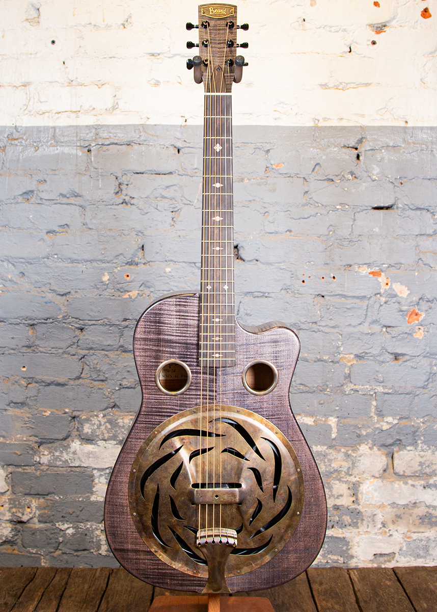 Beard Guitars: Trailhead-E Roundneck - Black Ice