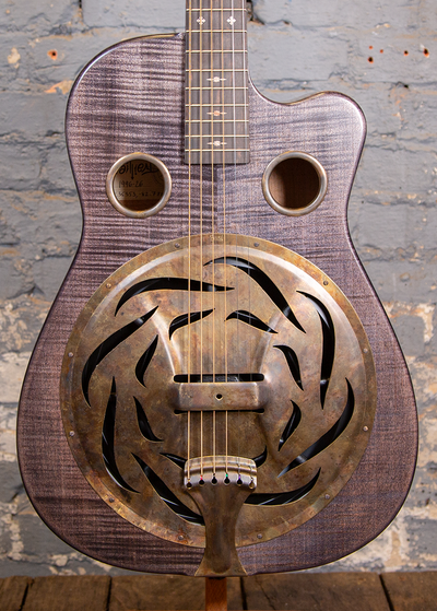 Beard Guitars: Trailhead-E Roundneck - Black Ice