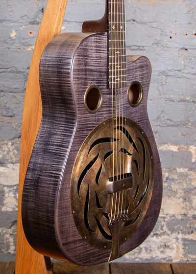 Beard Guitars: Trailhead-E Roundneck - Black Ice