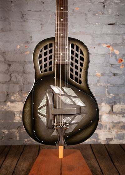 National Guitars: NRP Tricone B Series Black Rust