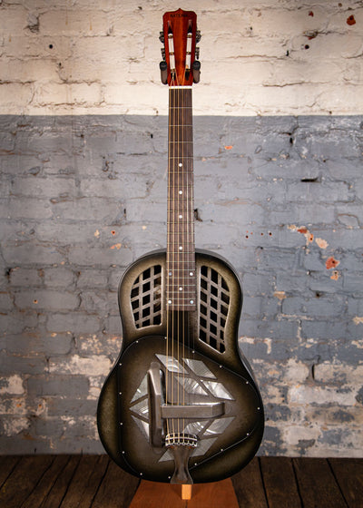 National Guitars: NRP Tricone B Series Black Rust