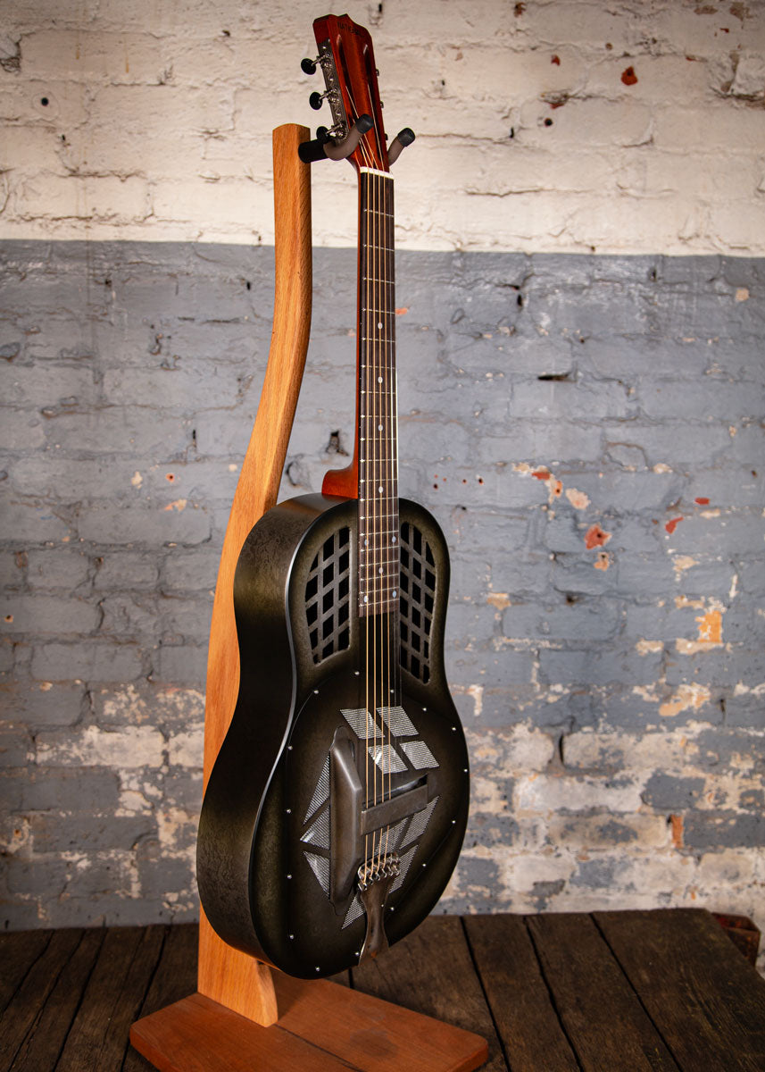 National Guitars: NRP Tricone B Series Black Rust