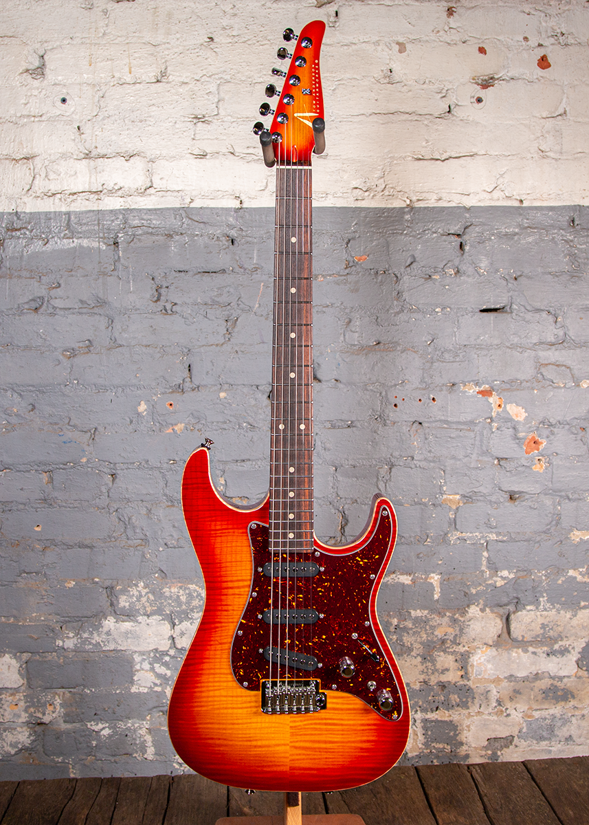 Anderson Guitarworks: Drop Top Classic - Cherry Burst w/Binding