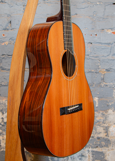 Bedell Guitars: Fireside Parlor (Buckskin Redwood - Cocobolo)