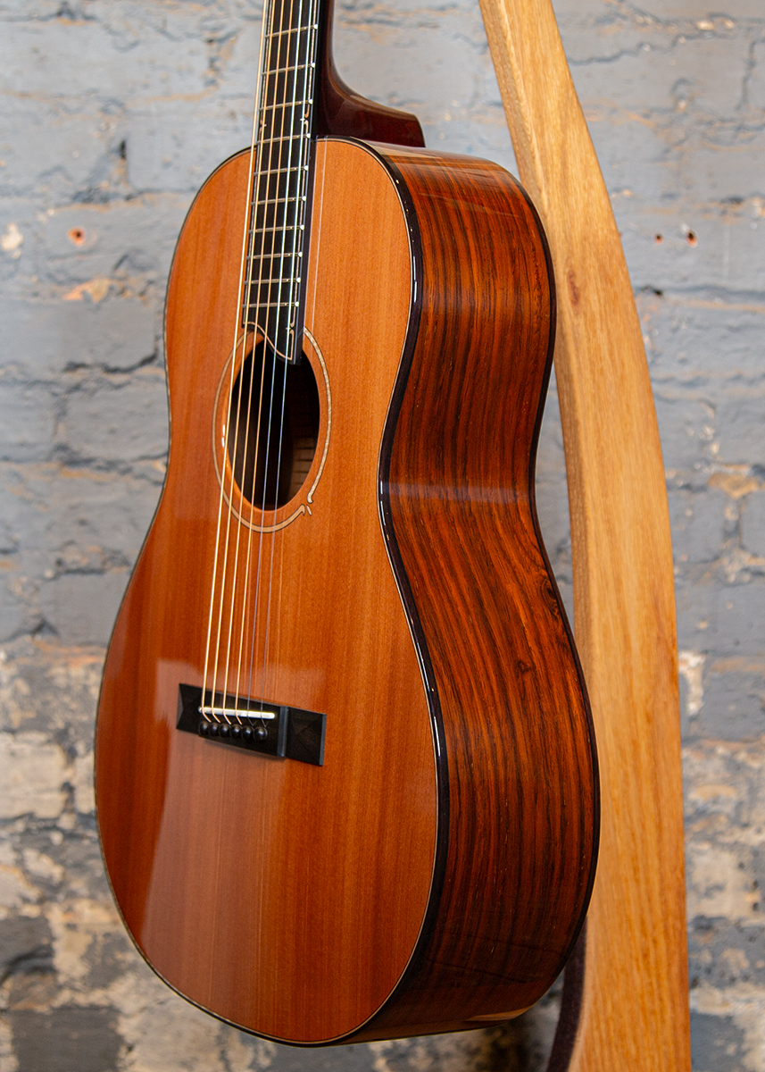 Bedell Guitars: Fireside Parlor (Buckskin Redwood - Cocobolo)