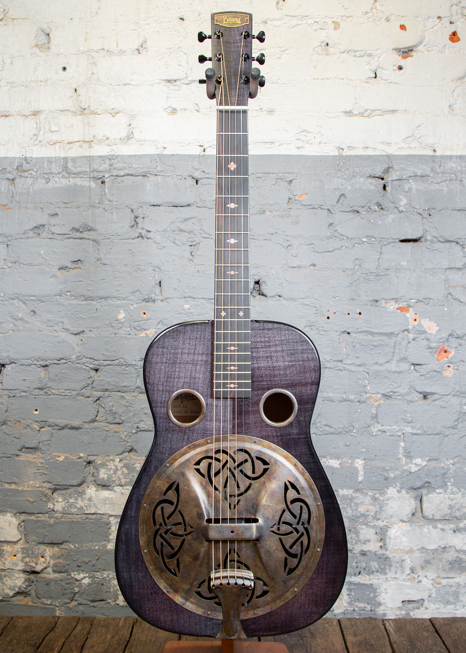 Beard Guitars: Trailhead-E Squareneck Black Ice