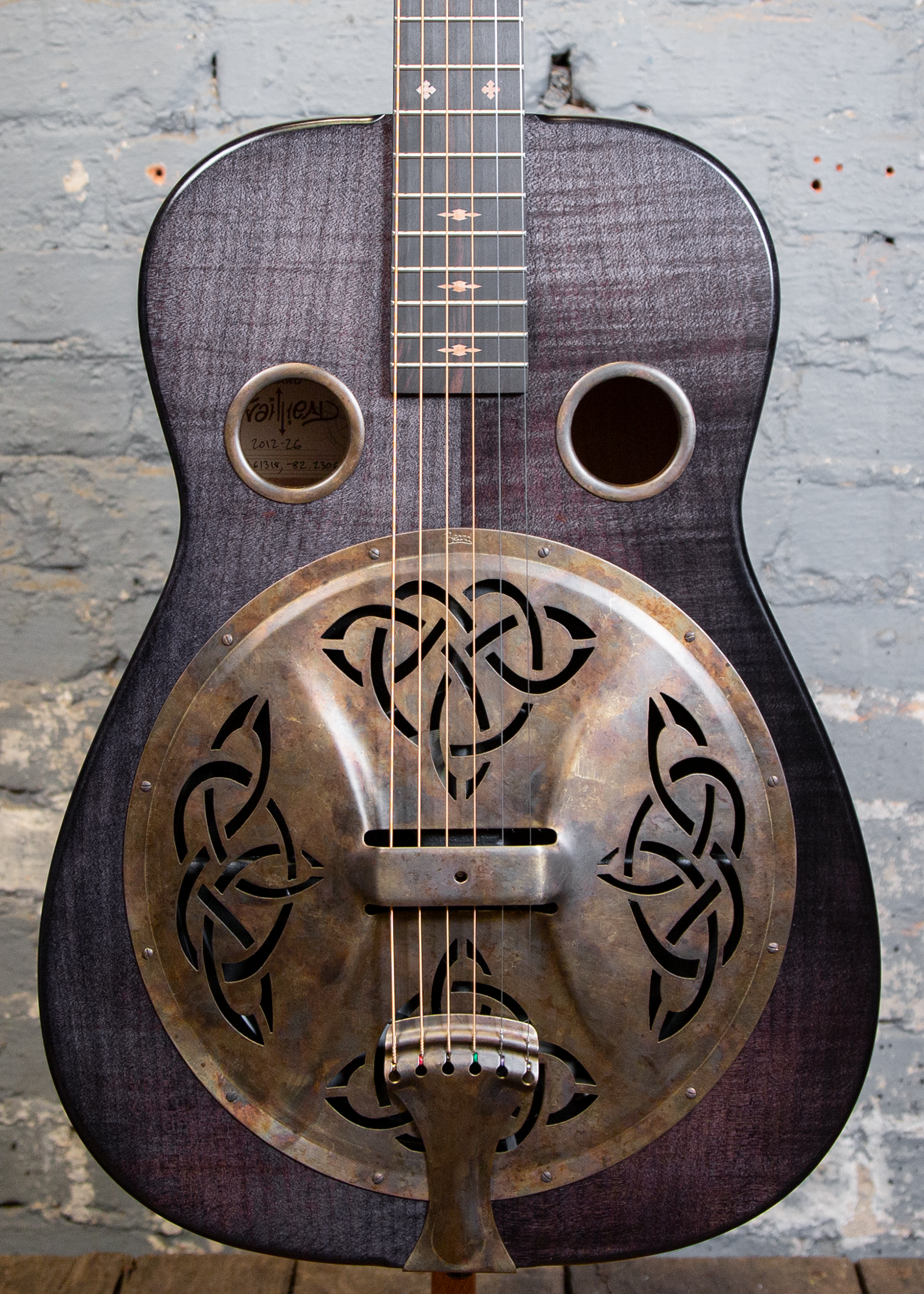 Beard Guitars: Trailhead-E Squareneck Black Ice